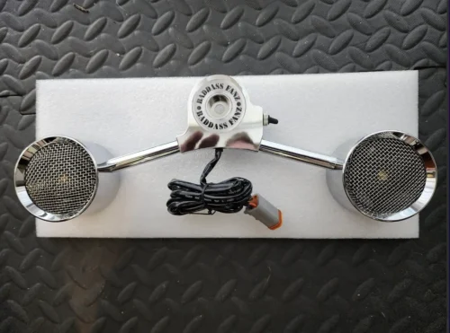 Mounted Cooling Fan Chrome Harley Custom MMC