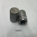Chrome Plated Stem Caps – Grey