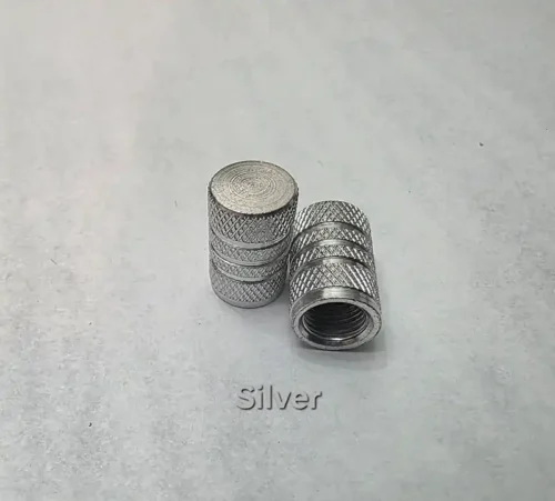 Chrome Plated Stem Caps – Silver